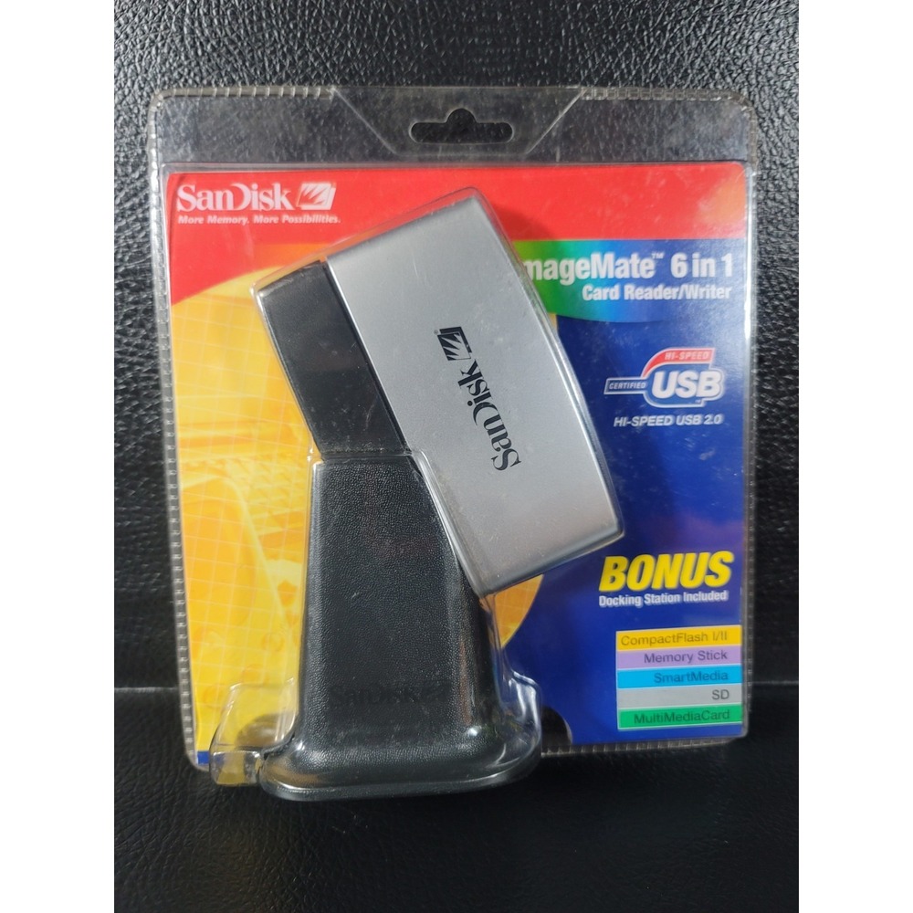 ⭐ SanDisk ImageMate 6 in 1 Memory Card Reader / Writer + Docking Station - NEW ⭐